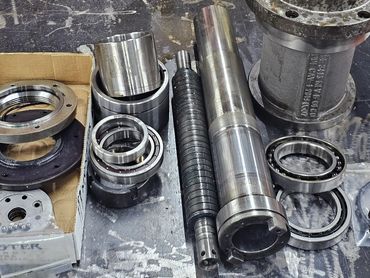 These are all parts inside a HAAS Cat 50 7500 RPM spindle.