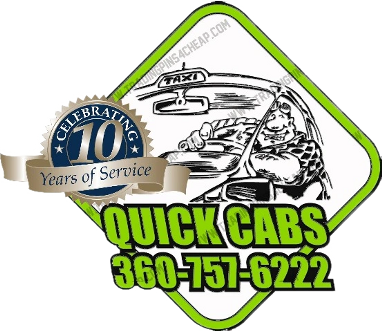 Quick cabs is celebrating its 10 year anniversary.
safe, friendly, Insured and licensed cab service