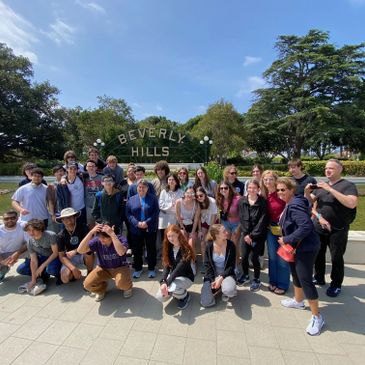 South Burlington High School Band in Beverly Hills