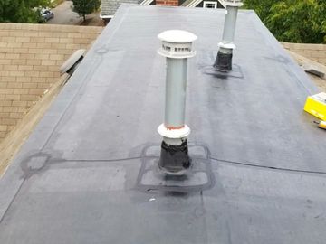 Pipe roof installation