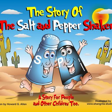 The Story of The Salt and Pepper Shaker children book character development.