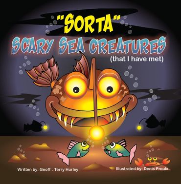 Sorta Scary Sea Creatures Children's book cover series.