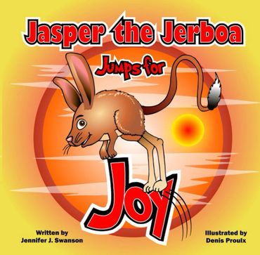 Jasper the Jerboa Children's book cover series.