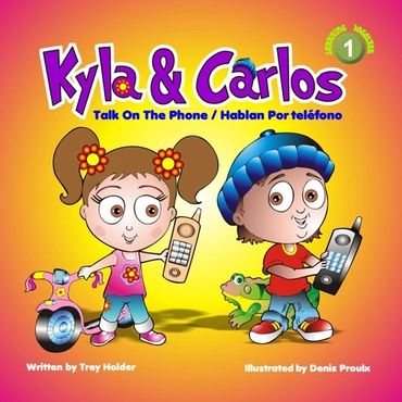 Lyla & Carlos Children's book cover.