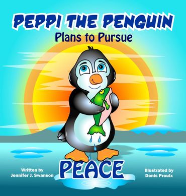 Peppi the Penguin Children's book cover series.