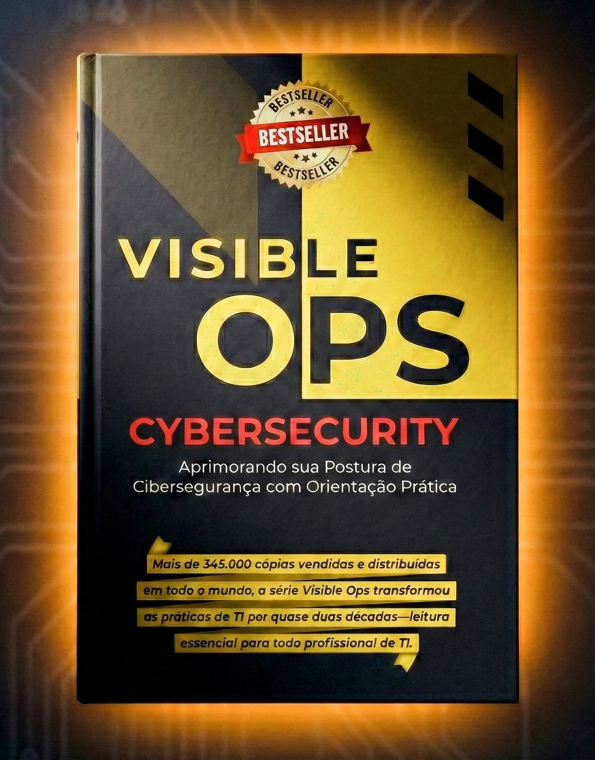 Capa do livro "Visible Ops Cybersecurity" em destaque.