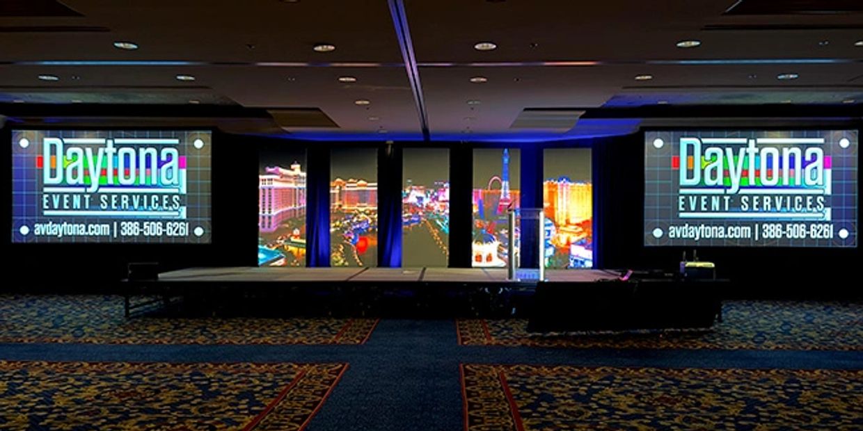LED Wall, Projectors, projection screens, corporate conference,