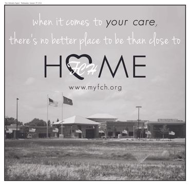 Back cover to Babies Born page extracted from the hospitals yearly newspaper insert.