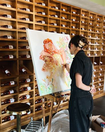 MUSEION OPENING live painting for auction