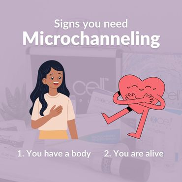 Lighthearted image talking about microchanneling at Pathway Health and Beauty in Owasso.
Image state