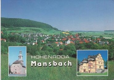 Scenic view of Mansbach town and landmarks.