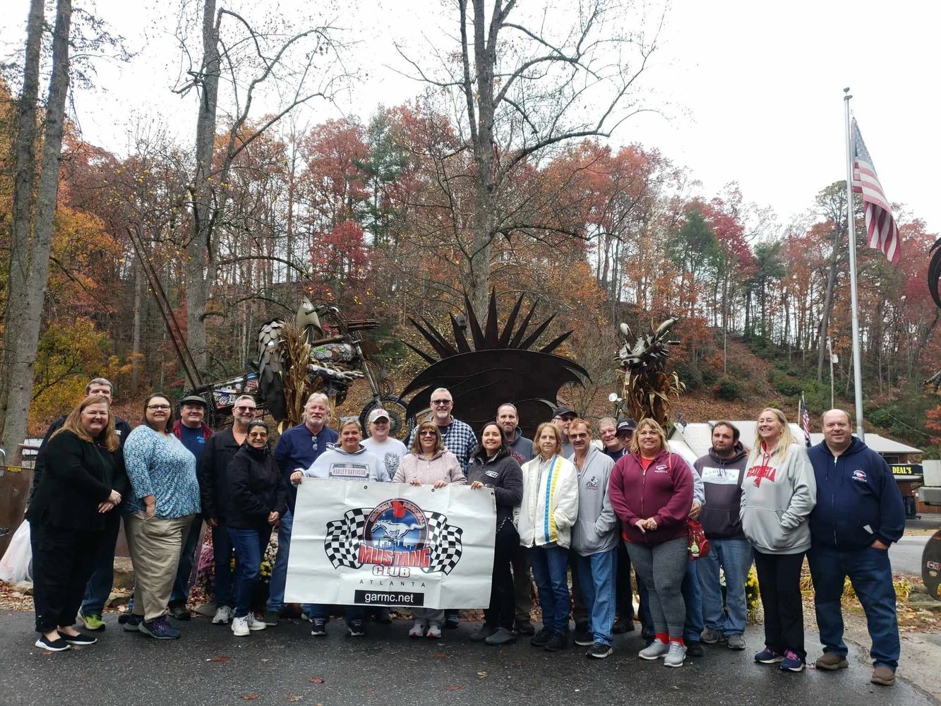 GRMC members on the Tail of the Dragon 