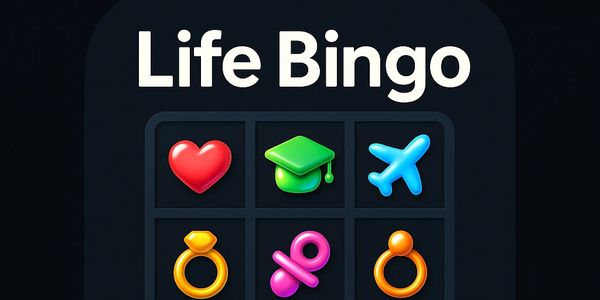 Play Life Bingo. Now available on the App Store.