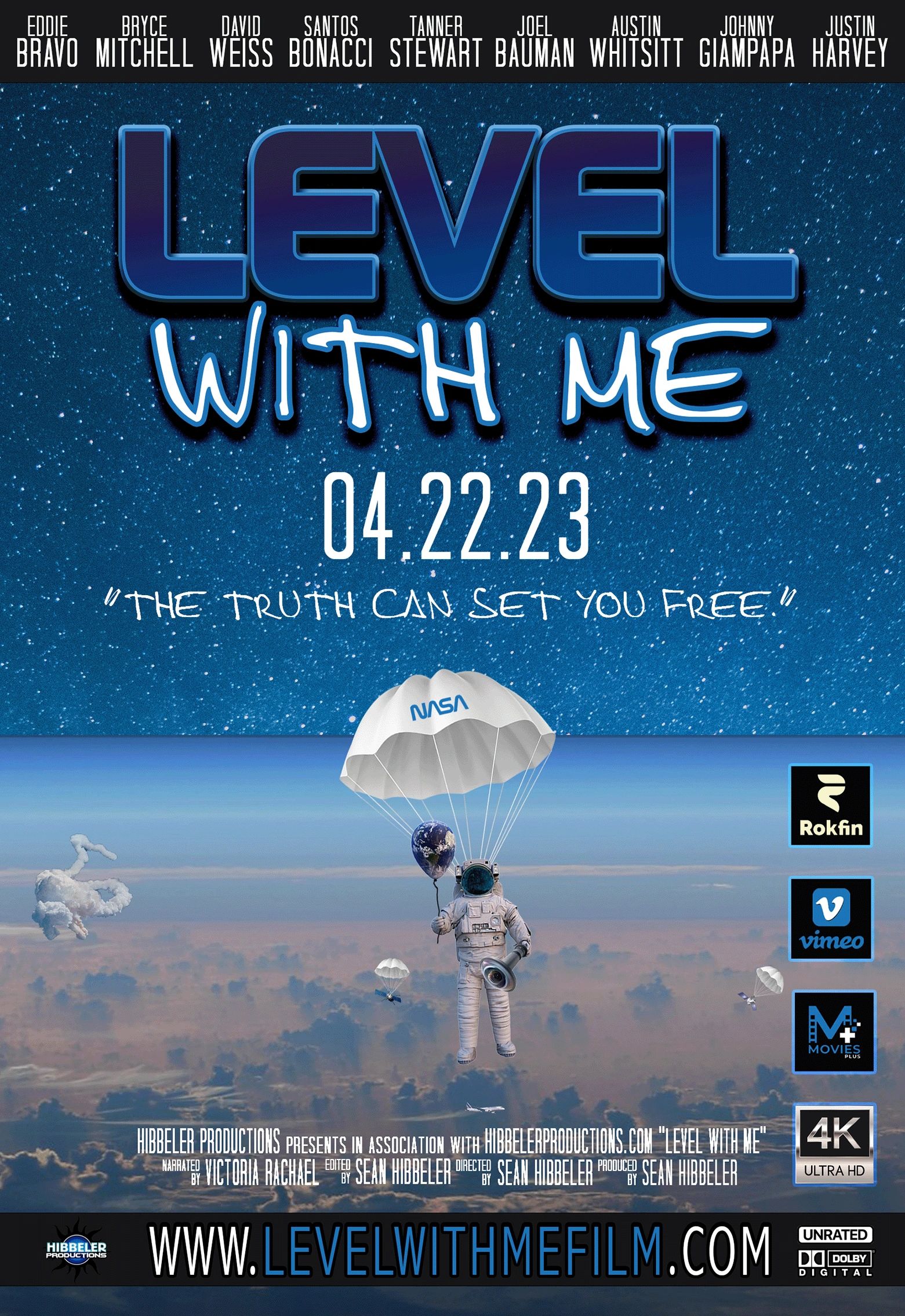 Level with Me (2023) flat earth documentary
