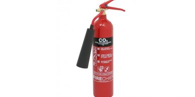The aluminium 2kg CO2 extinguisher is used for situations involving flammable liquids and electrical