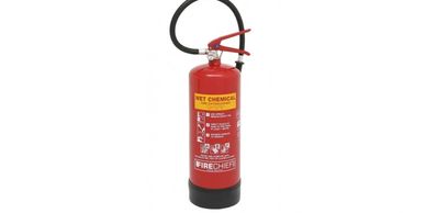 The Firechief XTR 6 litre Wet Chemical extinguisher is designed for use on Class F fires involving c