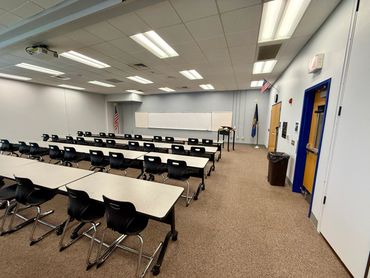 Large conference room painted