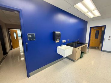 Science classroom wall