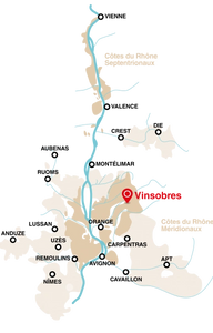 Map of Vinsobres
