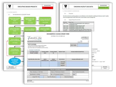 Javelin Mech example of technical documents