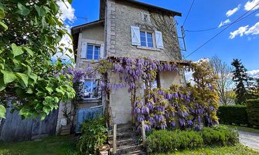 Steps lead up to the first floor living area.
