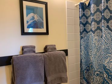 Private Bathroom with Shower & Fresh Towels