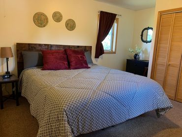 Bedroom with California King Size Bed