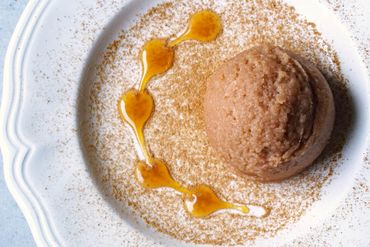 Purée Bread Scoop IDDSI Apple Spice