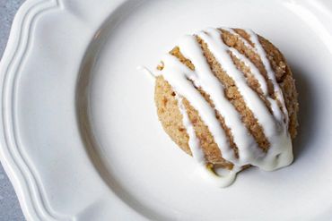 Purée Bread Scoop IDDSI Cinnamon Roll