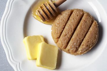 Purée Bread Dinner Roll IDDSI Honey Wheat