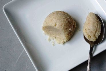 Shaped puree bread mix IDDSI