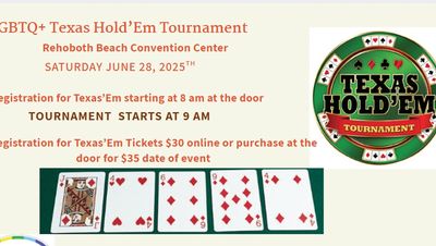 LGBTQ+ TEXAS HOLD'EM TOURNAMENT