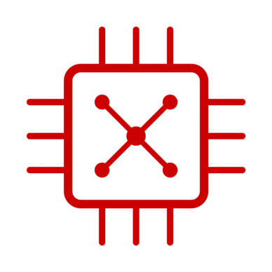 Chip with neural-net nodes inside: secured AI and mission-specific tooling.