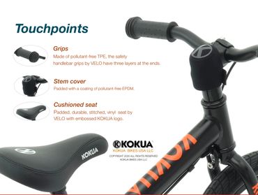 toxic free touchpoints for children balance bike