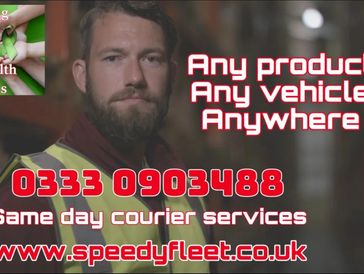 Delivery driver working for Same day courier companies Stoke On Trent.