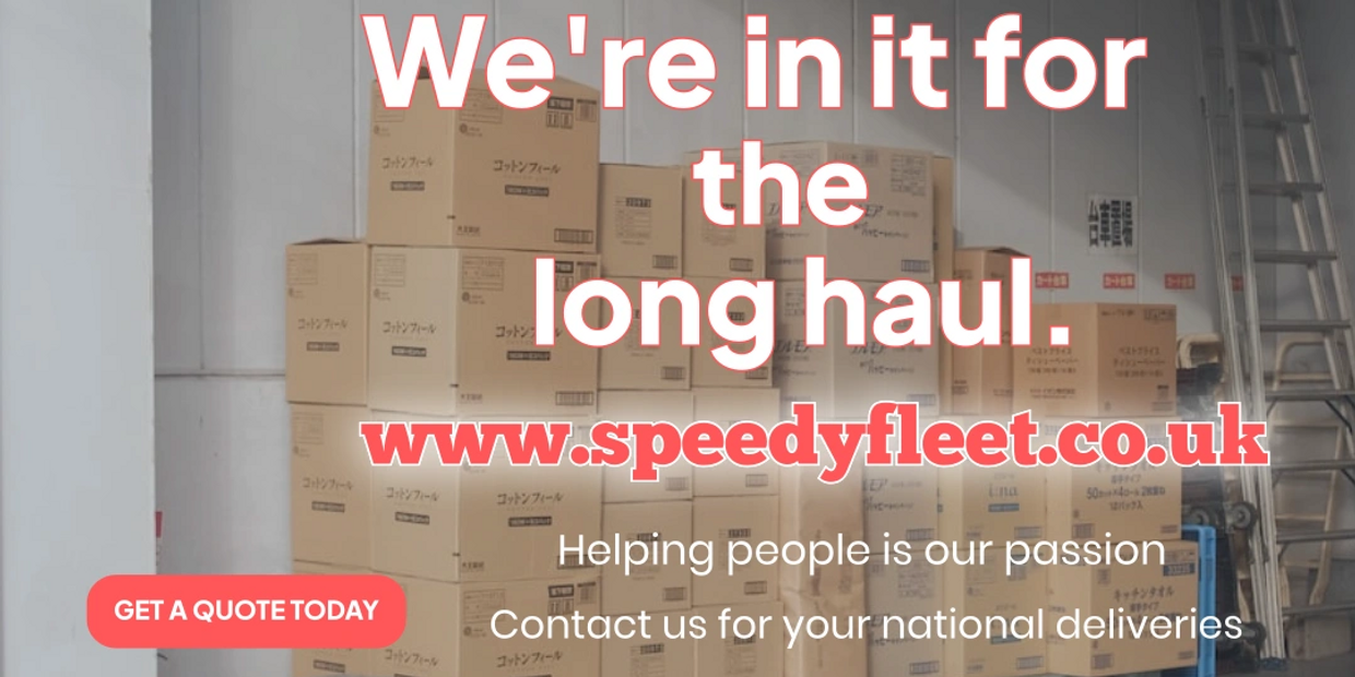 Boxes delivered to Stoke On Trent by Speedy Fleet