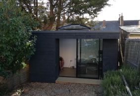 Island Imperial Roofing Shed with a Rooflight