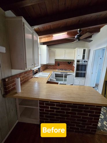 Kitchen Demo and Removal Before