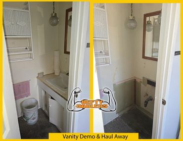 Vanity Demo & Removal