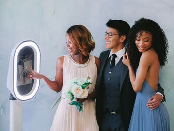 Photo booth fun for your event, wedding, or party!