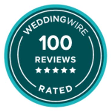 Wedding Wire 100+ 5 Star Reviews