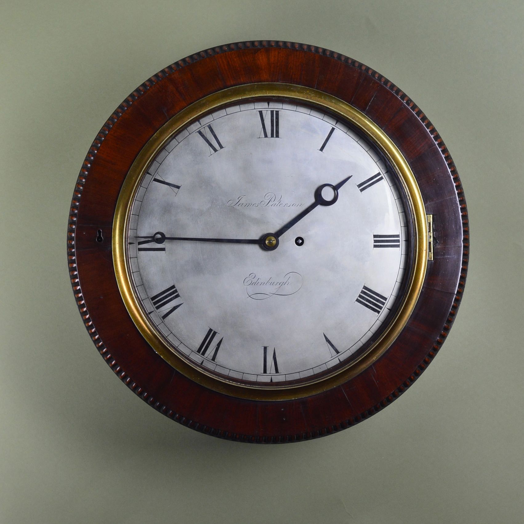 scottish antique wall clock