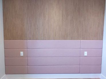 Cabeceira em placa, cabeceira de solteiro, Base de cama estofada, cabeceira de casal.