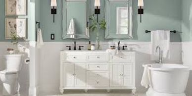 Whether you want a spa-like sanctuary in your master bath or a colorful powder room to wow your gues