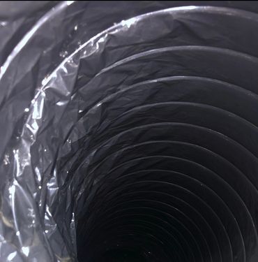 After cleaning air duct