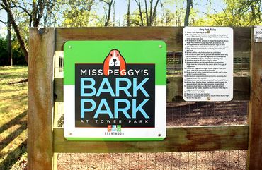 City of Brentwood, Tennessee Dog Park Logo and Signage