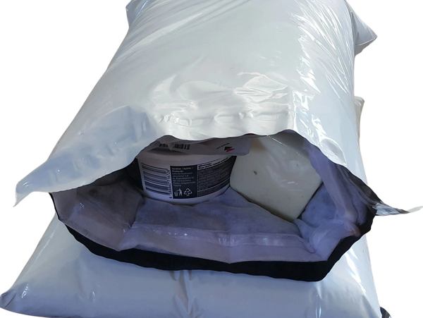 thermic insulation pouch for frozen parcel