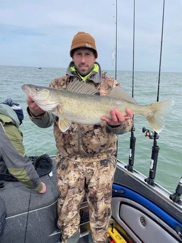 Western basin Lake Erie walleye in March!
