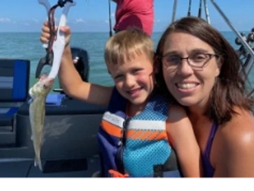 Even the youngsters love walleye fishing!