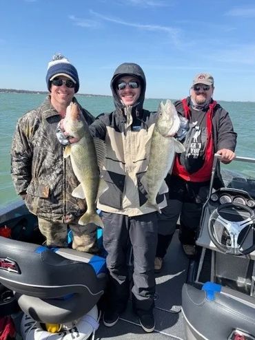 Springtime walleye on the Detroit River